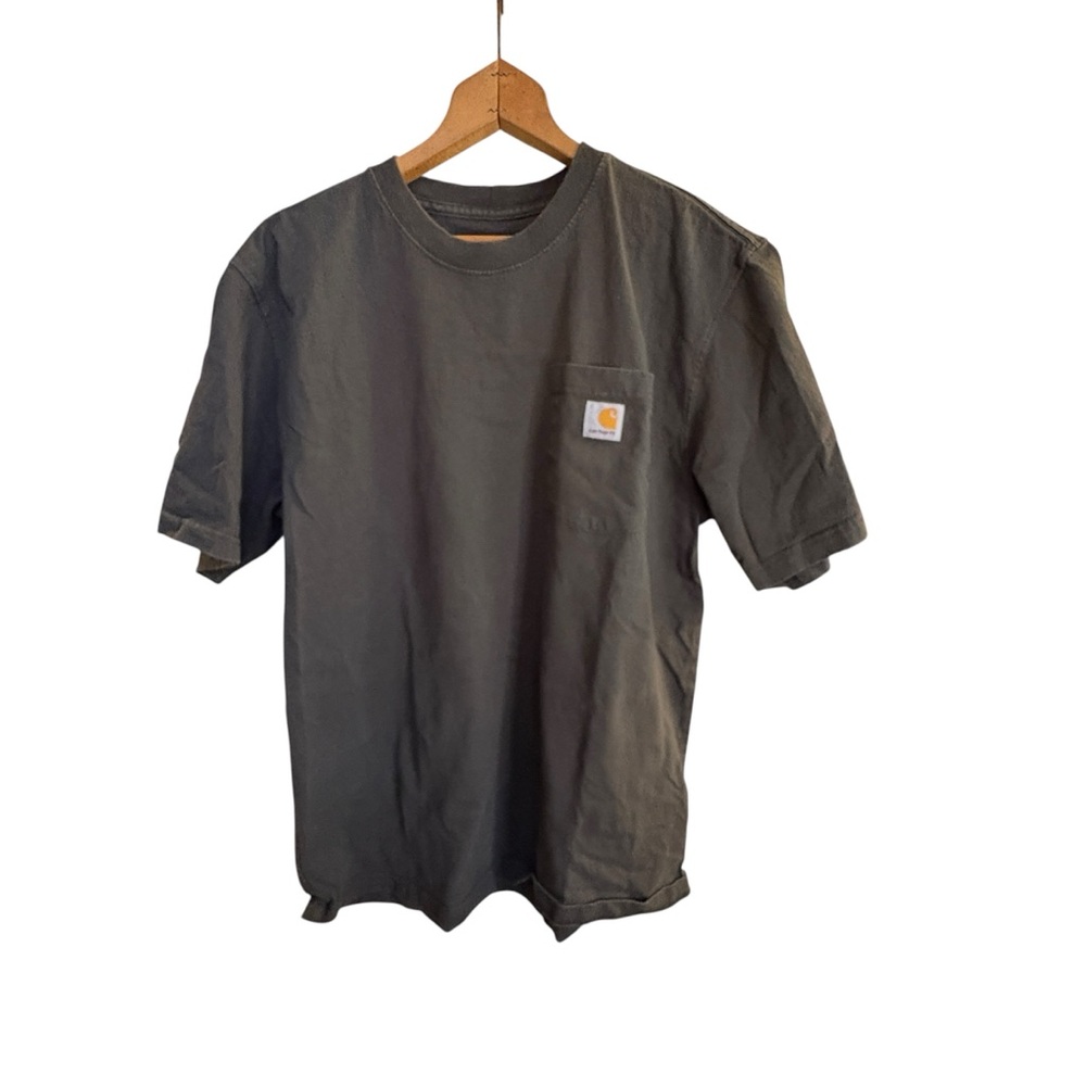 Carhartt Men's Charcoal Short-Sleeve Pocket Tee